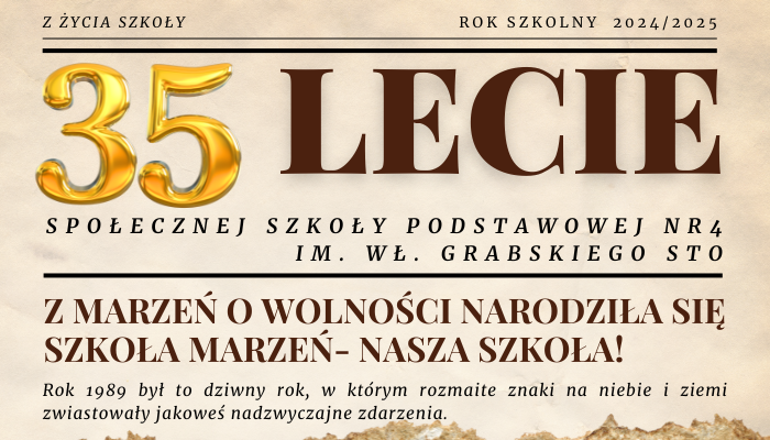 35. URODZINY SZKOŁY